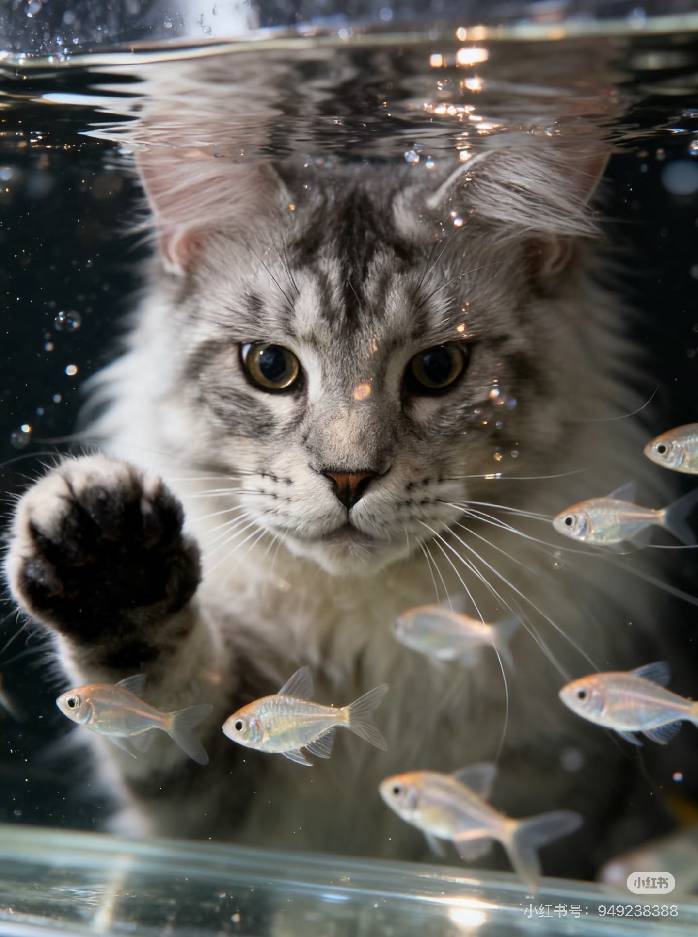 Aquarium Glass Portrait